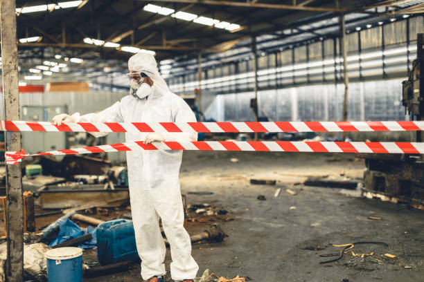 Professional Crime Scene Cleanup technician working in Richmond, IL
